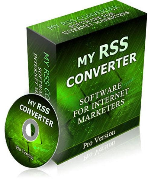 My RSS Converter; Software For Internet Marketers; Get Traffic With Content (CD)