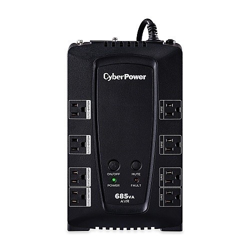 CyberPower CP685AVRG AVR Series Compact UPS System, Simulated Sine Wave, 685VA