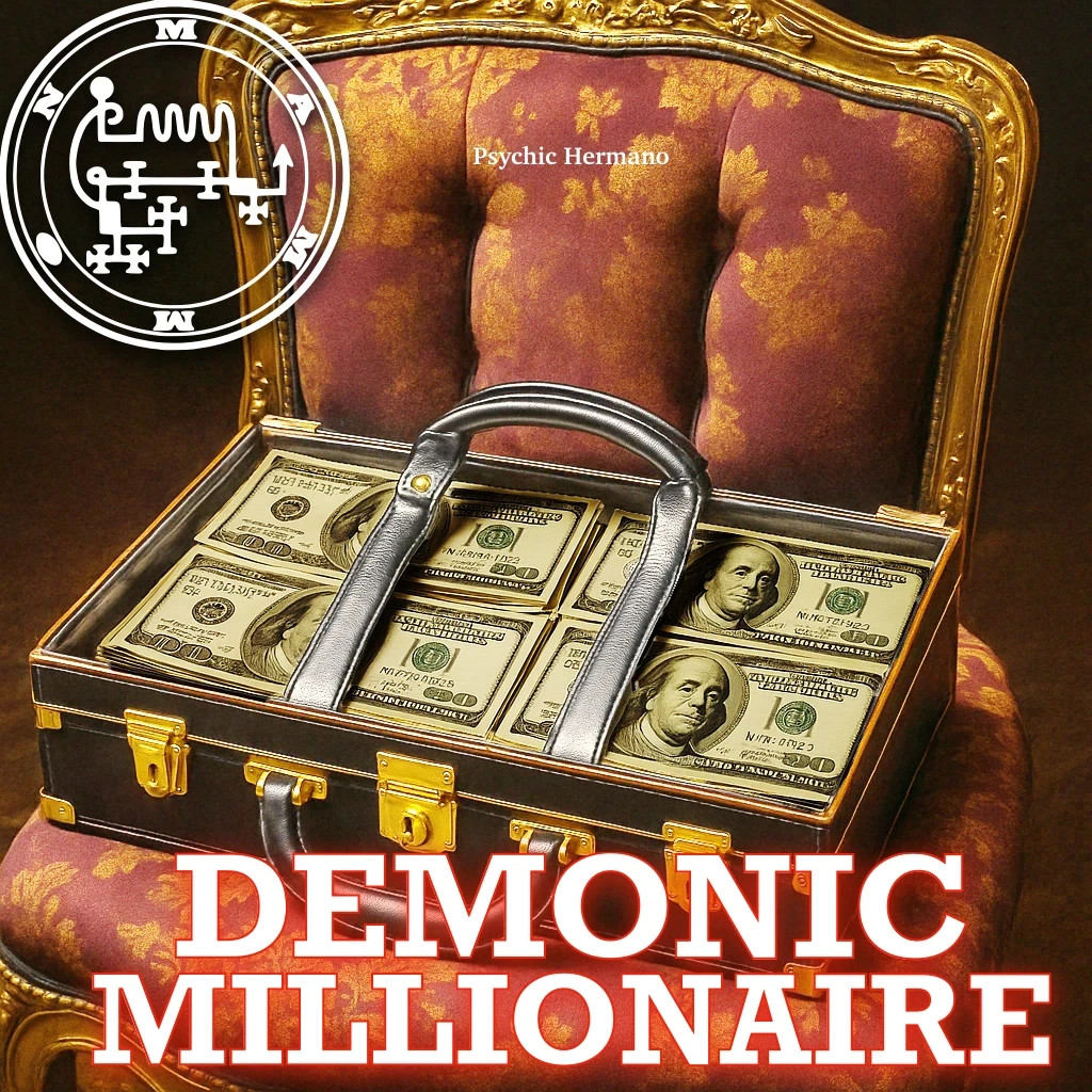 MAMMON'S Millionaire Spell, Become a millionaire, SATAN Money Black Magic RITUAL