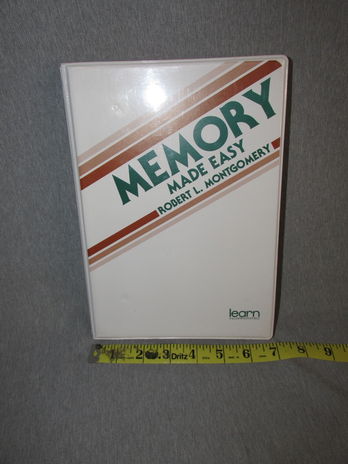 ROBERT MONTGOMERY MEMORY MADE EASY 3 CASSETTES & BOOKLET ONE GREAT MEMORY SYSTEM