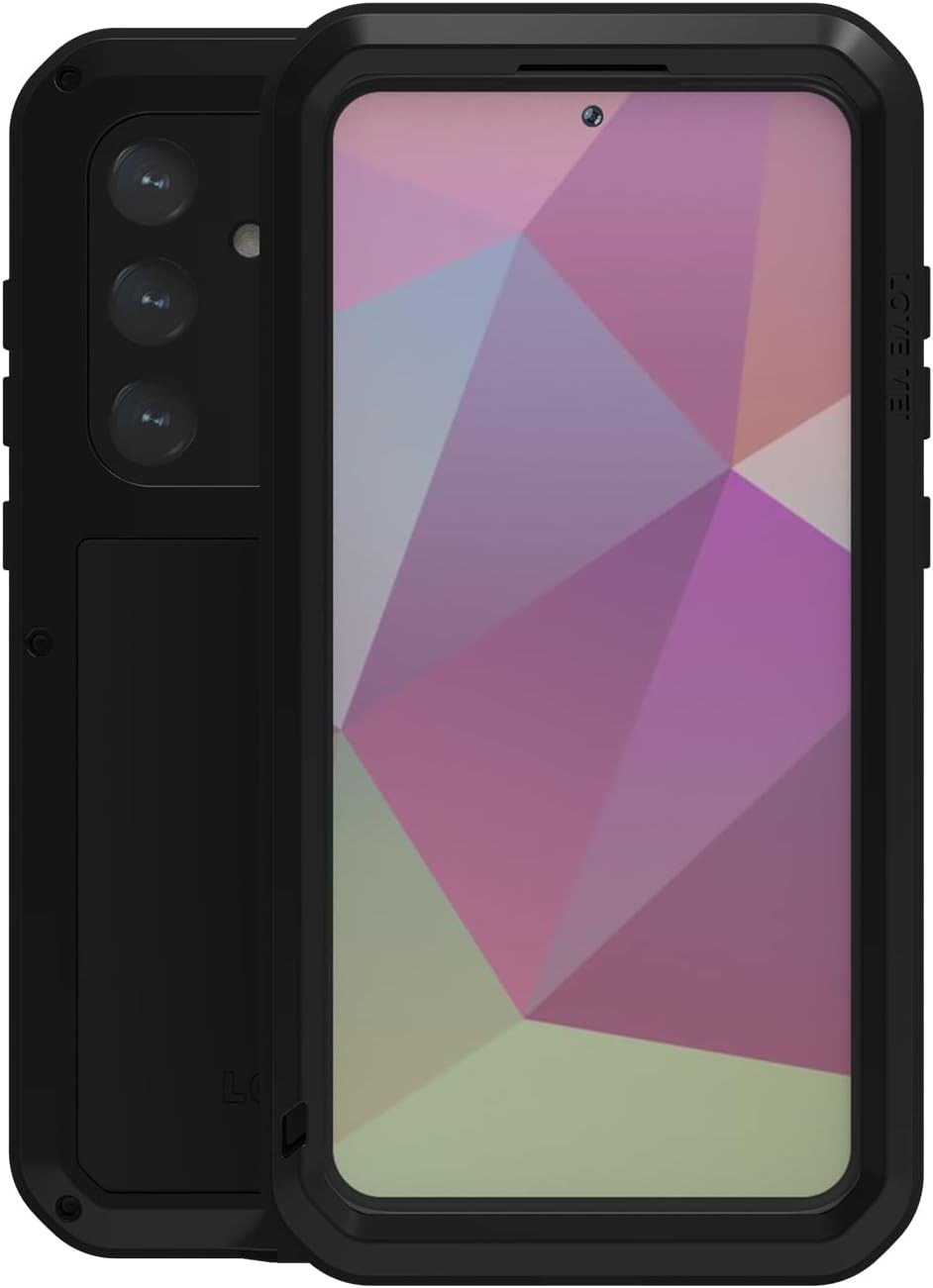 Military Rugged Case for Samsung Galaxy S24 Plus with Tempered Glass Screen Prot