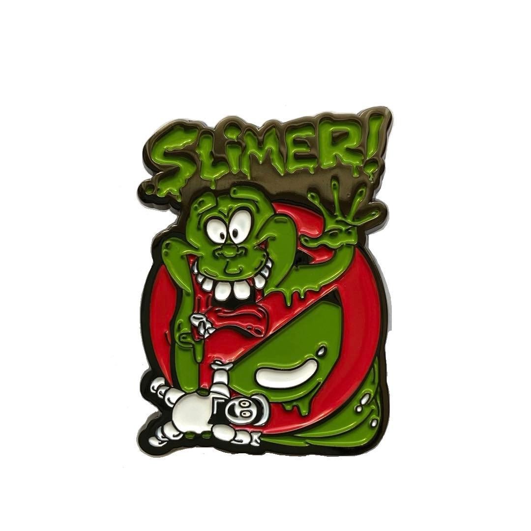 Slime Logo ✹ Ghostbusters ✹ Logo Mark ✹ Pin Badge ✹ Marshmallow Man