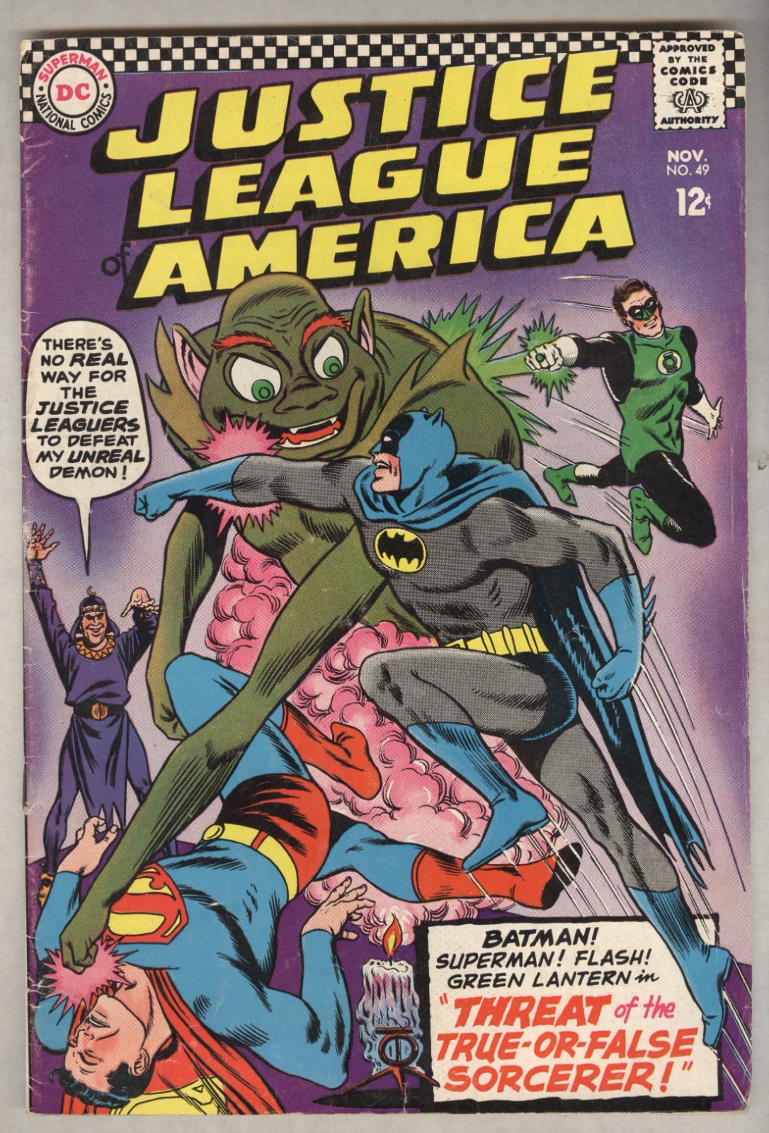 Justice League of America #49 November 1966 VG 1 page Binky