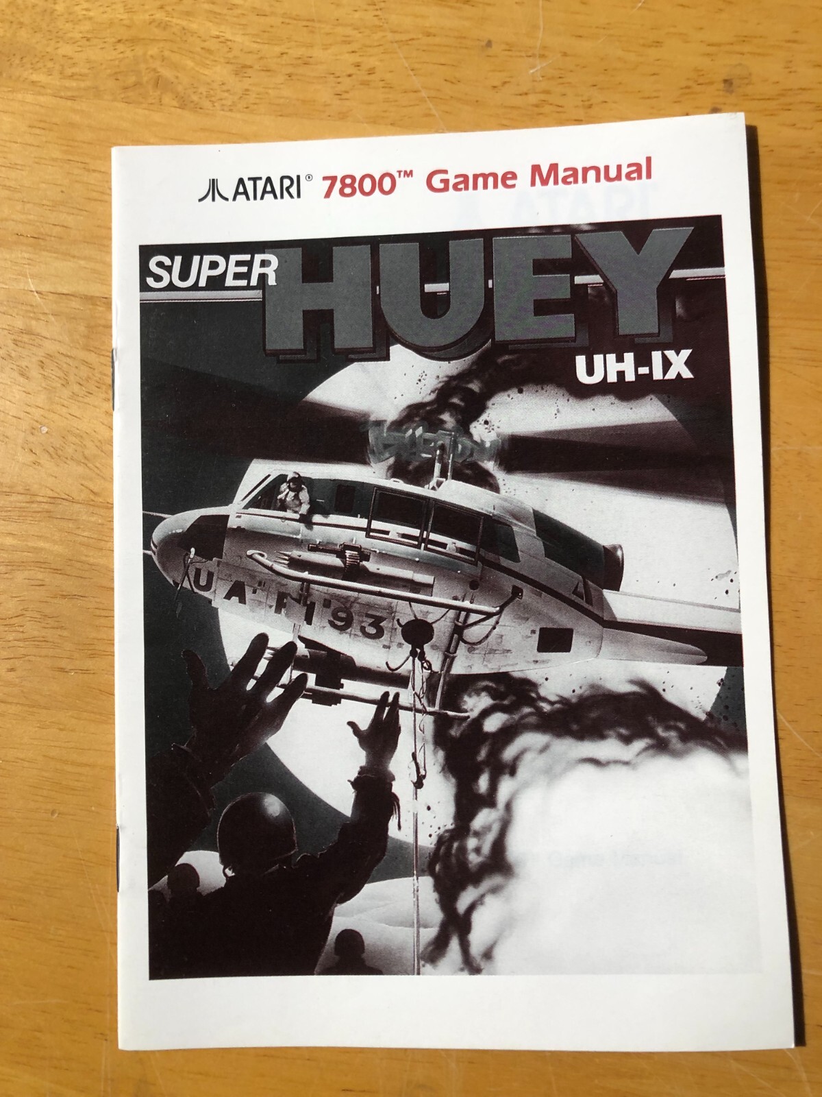 Atari 7800 Manual Super Huey