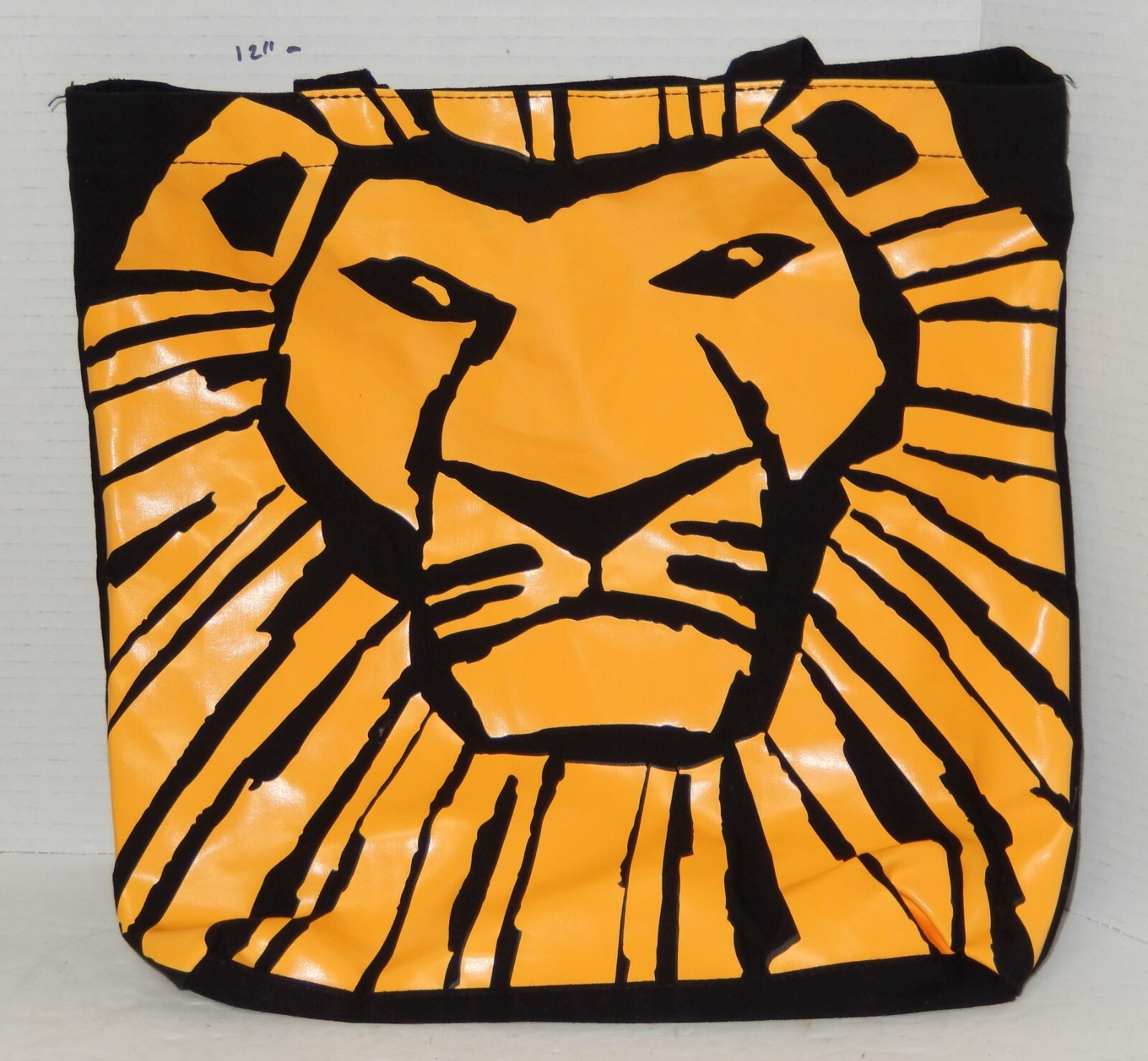 The Lion King Broadway Musical Souvenir Reusable Tote Bag rare VHTF Disney