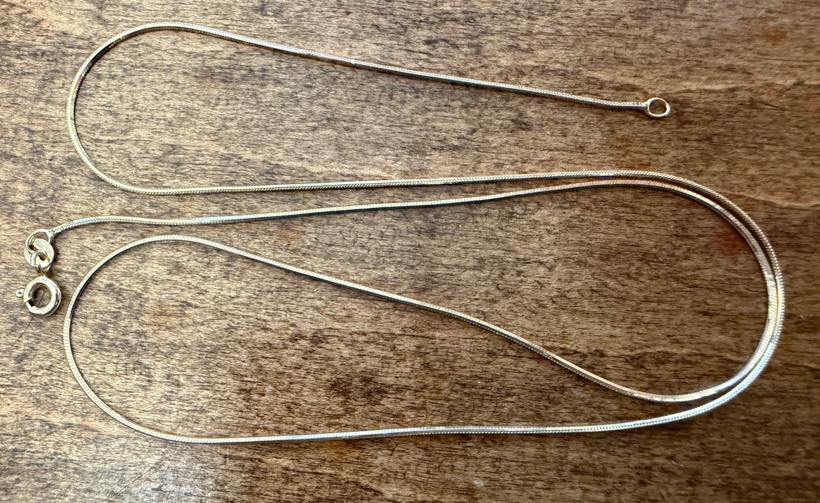 14K yellow gold Wearable Or Scrap Chain, 20"  3.2 grams