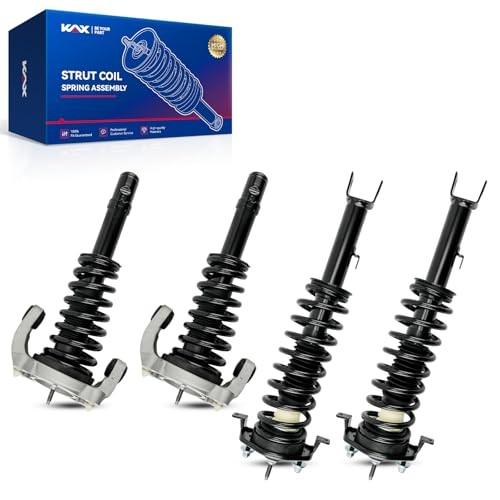 KAX Complete 4 Piece Front and Rear Strut Assembly Kit for 2001-2006 Dodge