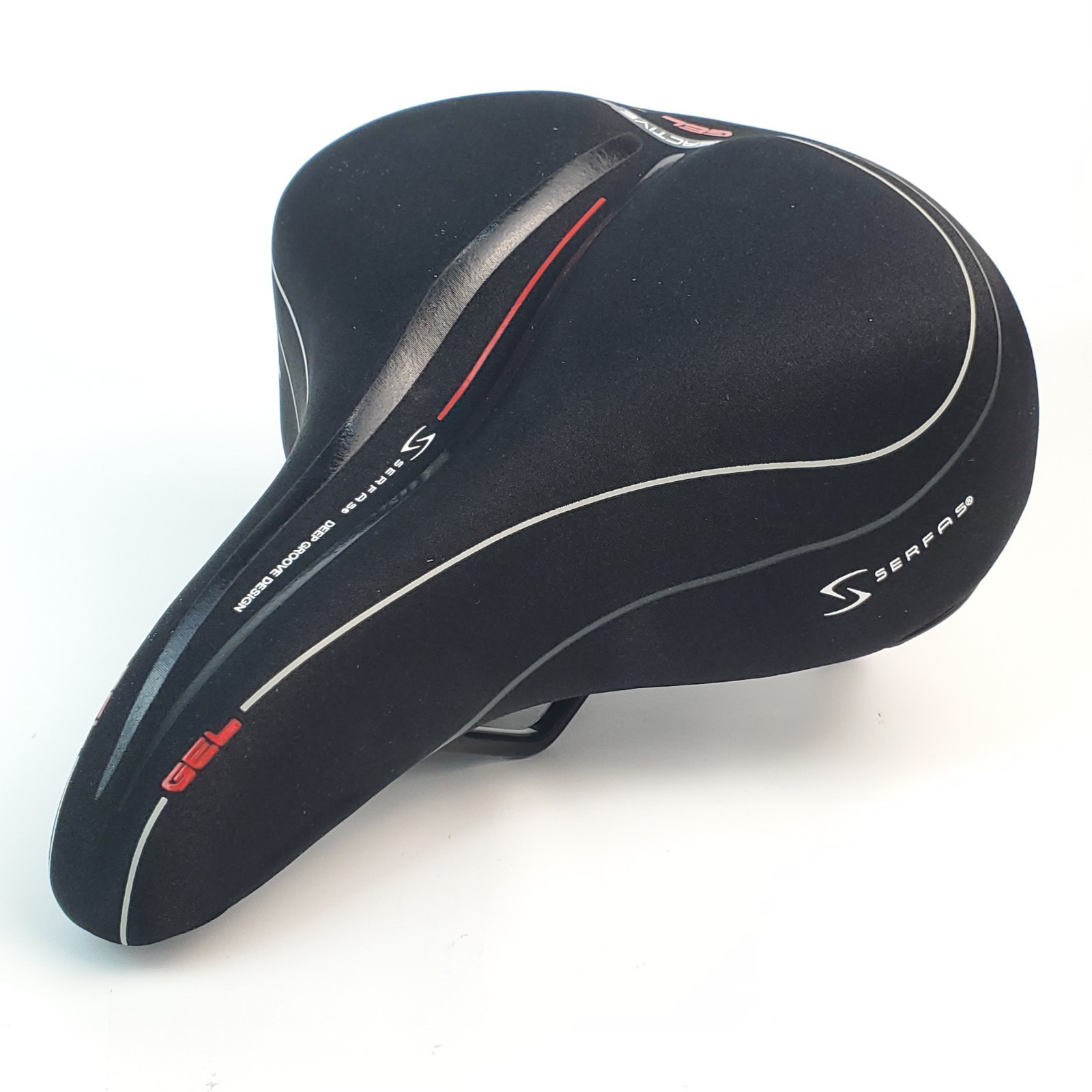 Serfas CR-762 Cruiser Saddle w/ Lycra Cover Bike Seat