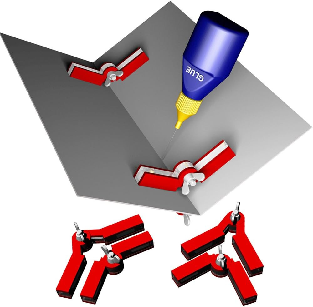Trains Industries Adjustable Snap Magnetic Gluing Clamps (Set of 2) – for Use wi