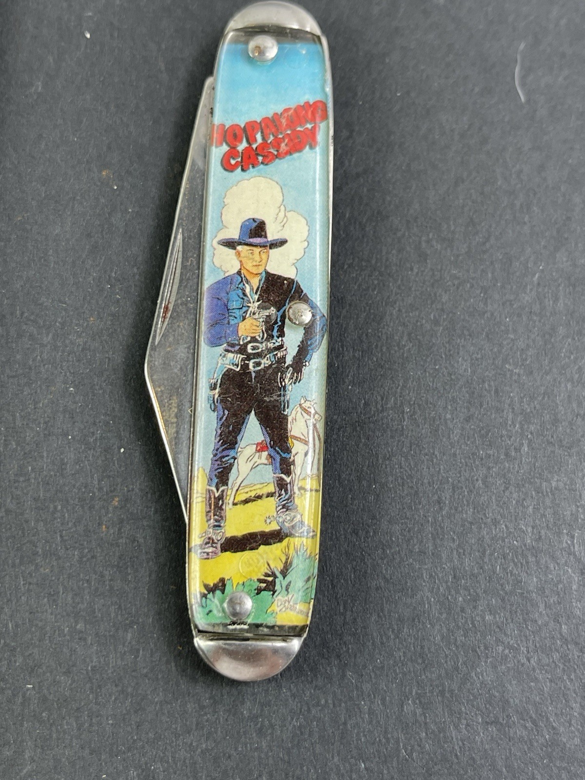1991 Camillus Knife Made In NY, USA Riders Of The Silver Screen Hopalong Cassidy