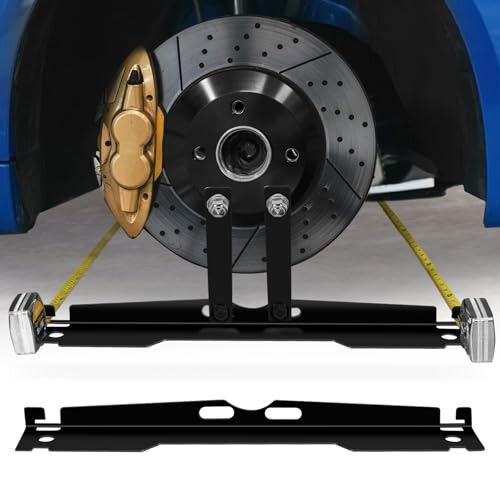 Upgraded Heavy-Duty Steel Wheel Alignment Tool Kit, Collapsible Toe Alignment 