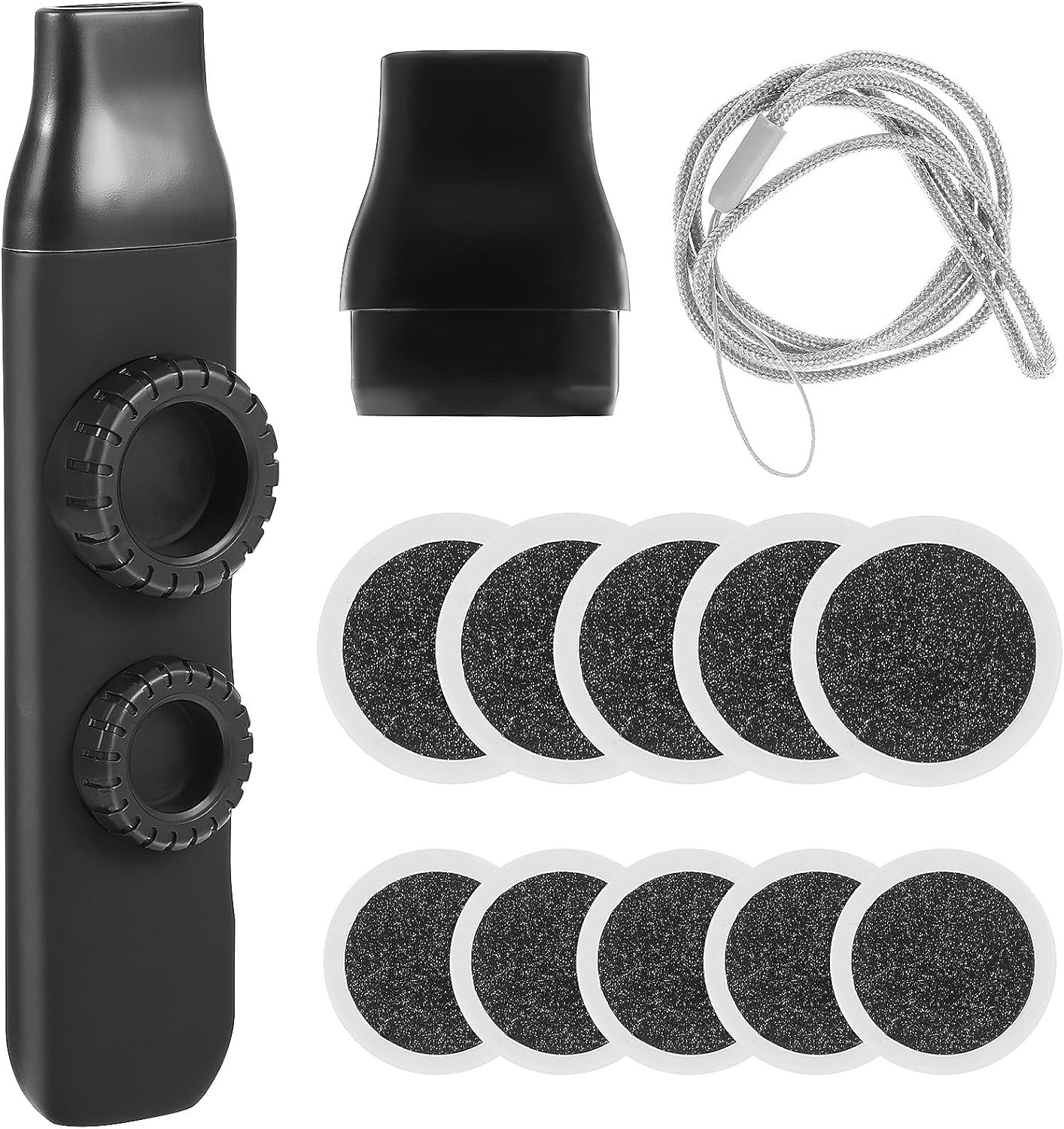 10PCS Kazoos, Double Hole Kazoo Kazoos for Adults Adjustable Tone Lanyard