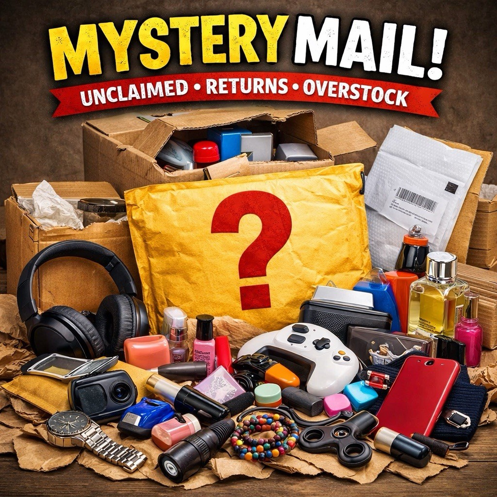Random Item Package | Unclaimed | Overstock | Returned Mail | Surprise Package
