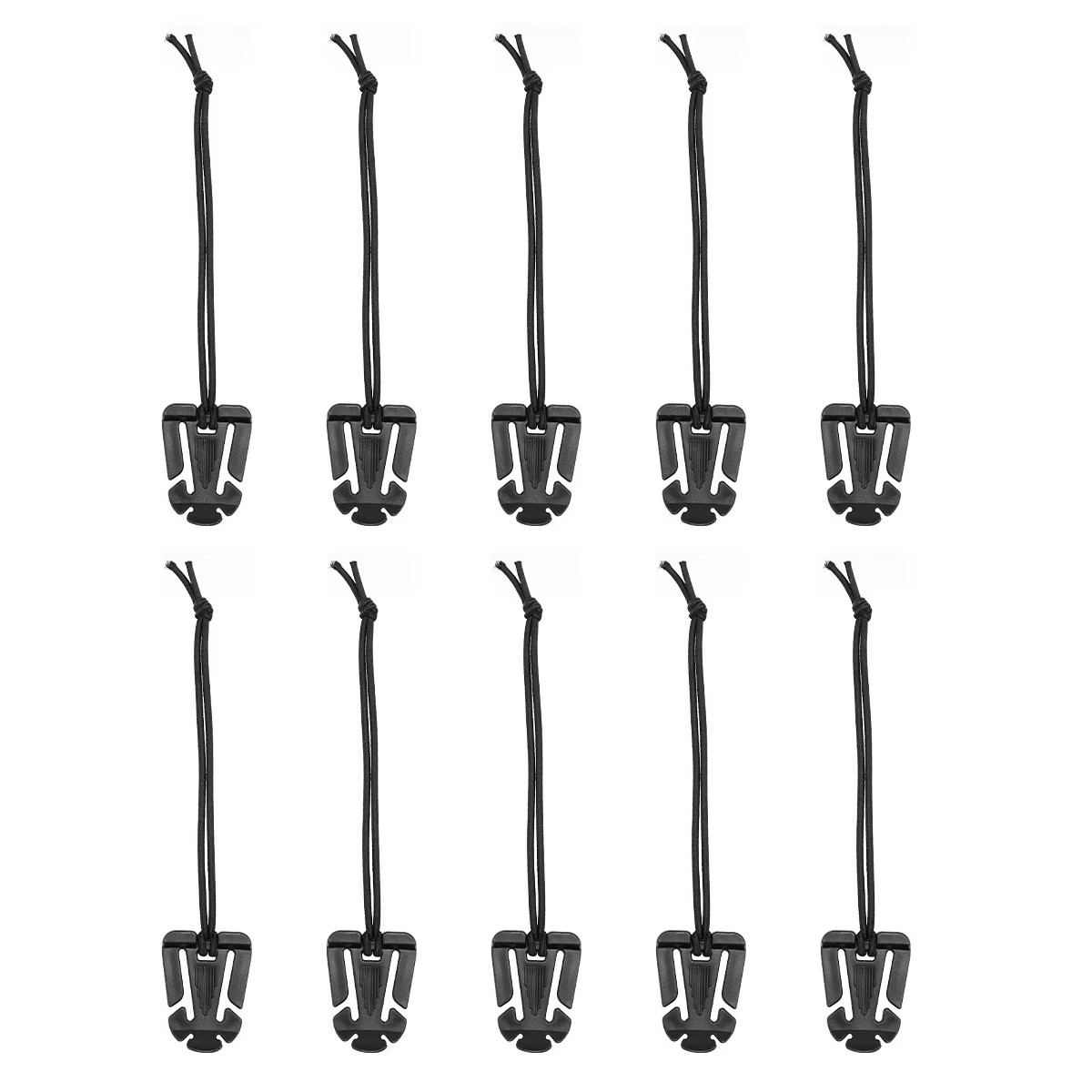 10Pcs Molle Attachment Clips Molle Web Dominators Elastic Strap Tactical Gear fo
