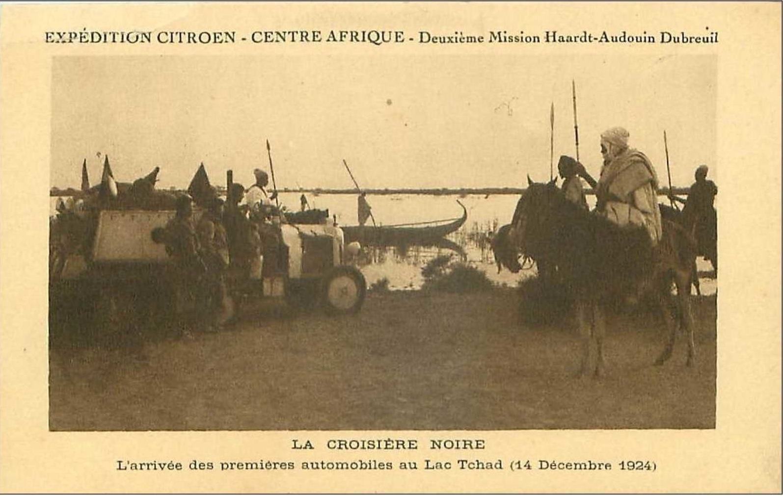 Cars No. 16299 Expedition Citroen - Central Africa. The Arrival Of The Firsts