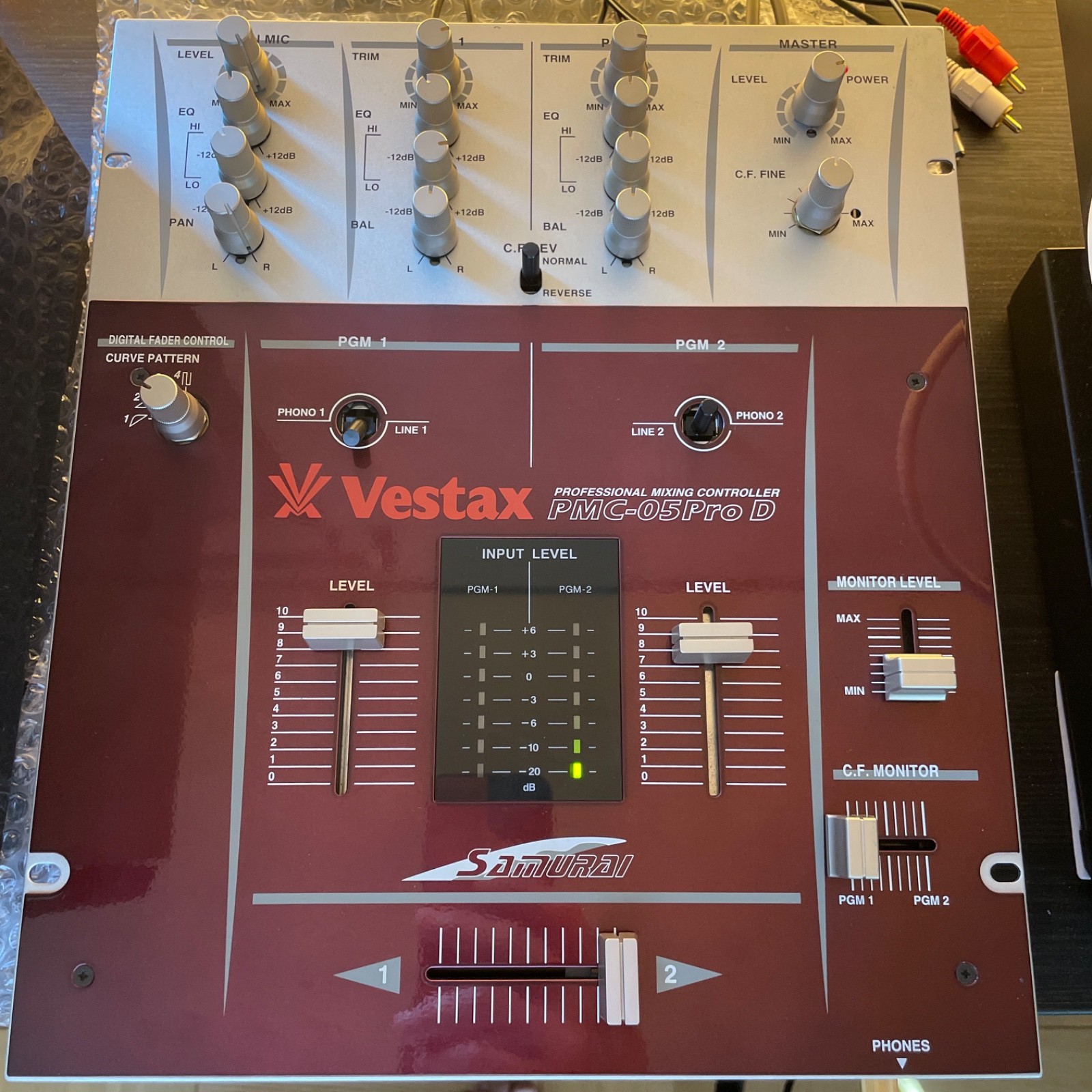 Vestax PMC-05 Pro D Samurai DJ Mixing Controller AC100V