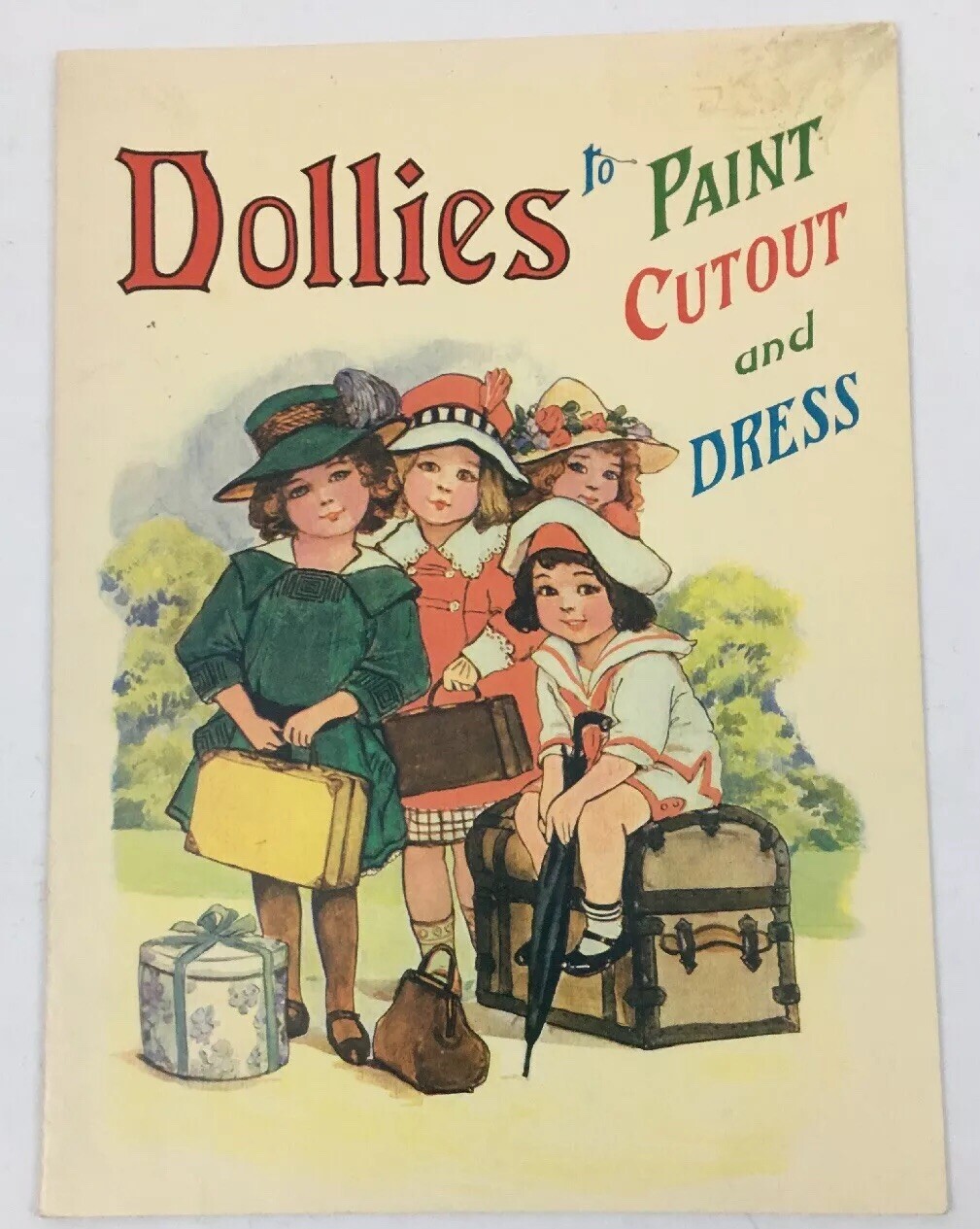 Dollies to Paint Cut Out and Dress 1982 Publication Paper Dolls