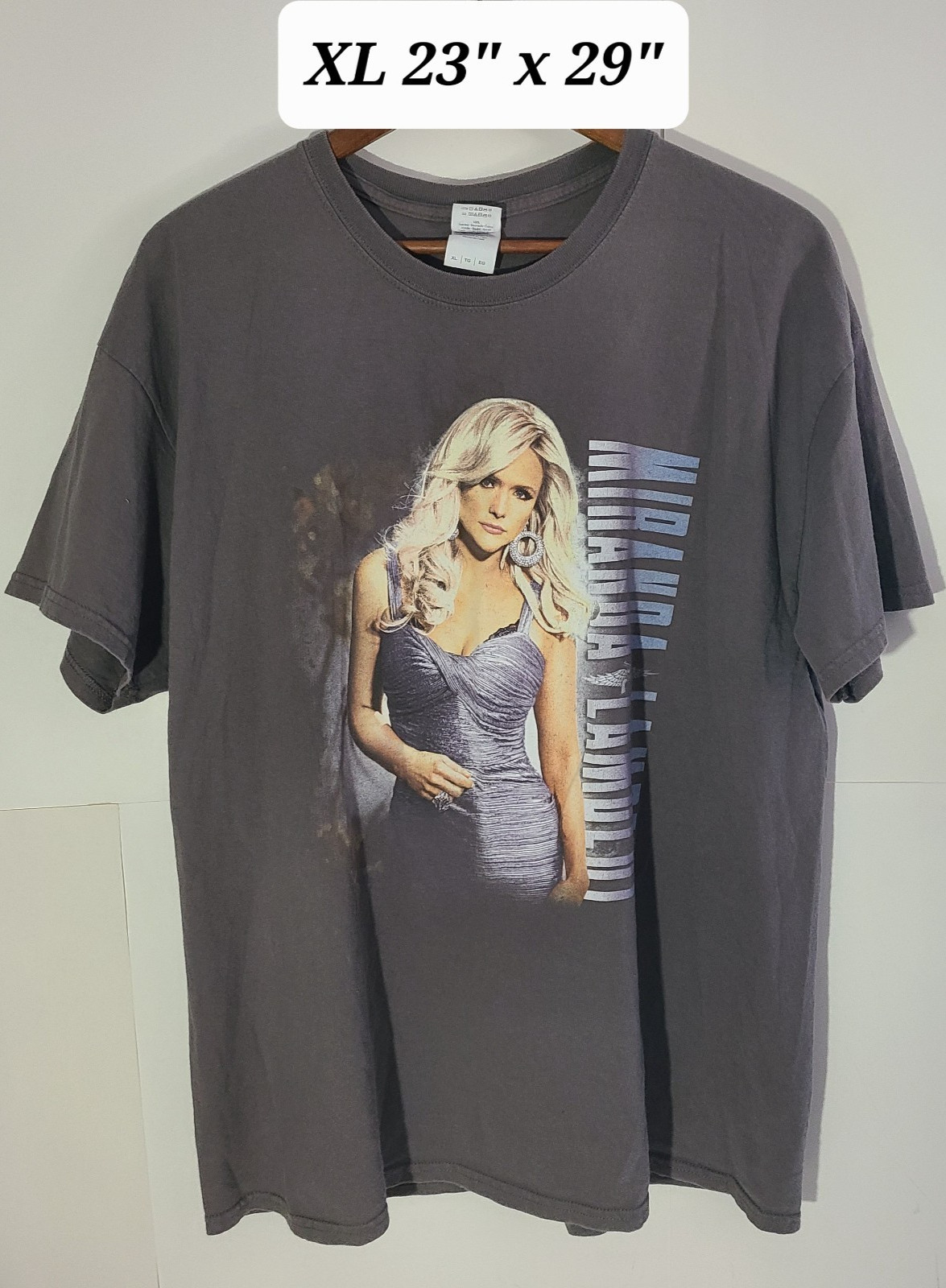 Miranda Lambert 2014 Platinum Tour Gray 2 Sided XL T-Shirt  Country  Music