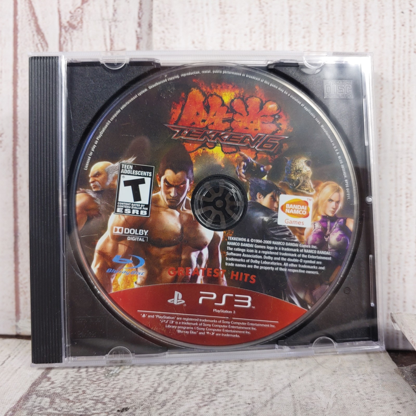 Tekken 6 PS3 Sony PlayStation 3 - DISC ONLY - Fighting Game TESTED WORKING