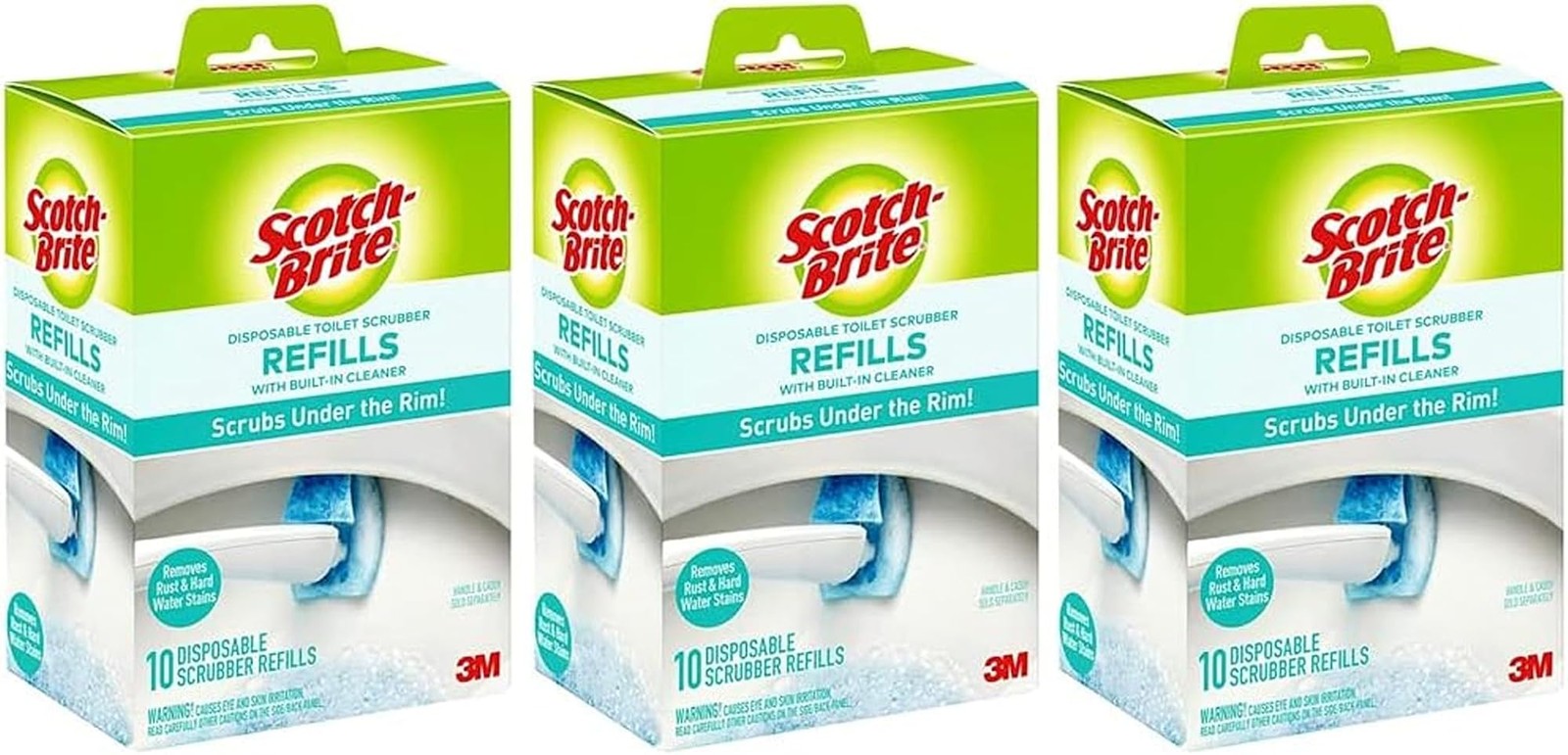 Scotch-Brite Disposable Toilet Scrubber Refill Pads for Toilet Cleaning System |