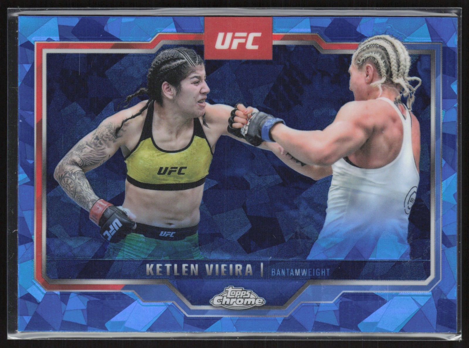 2025 Topps UFC Chrome Sapphire Ketlen Vieira #149