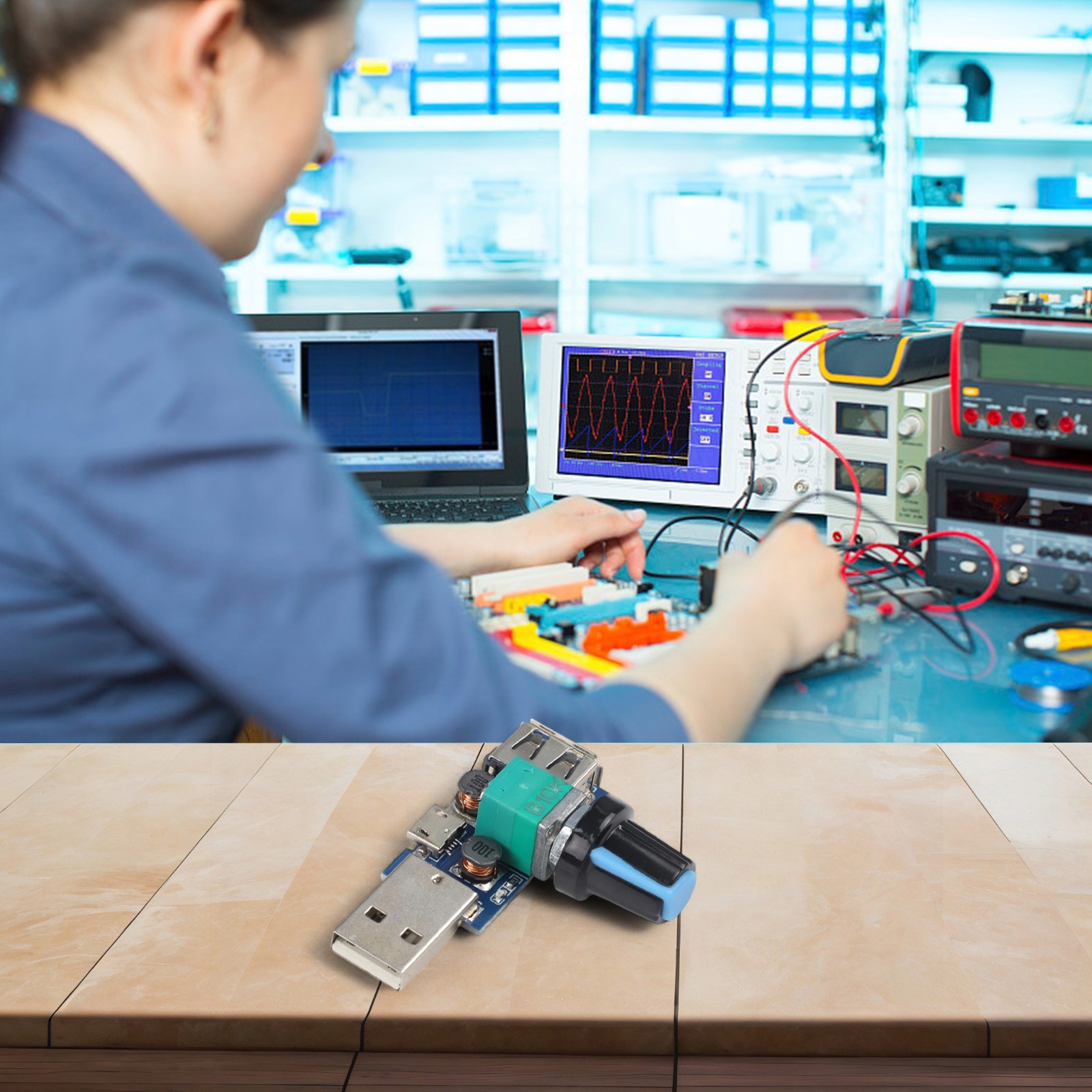 For USB Fan Speed Regulator 5W Power Driver for Customizable Airflow Control