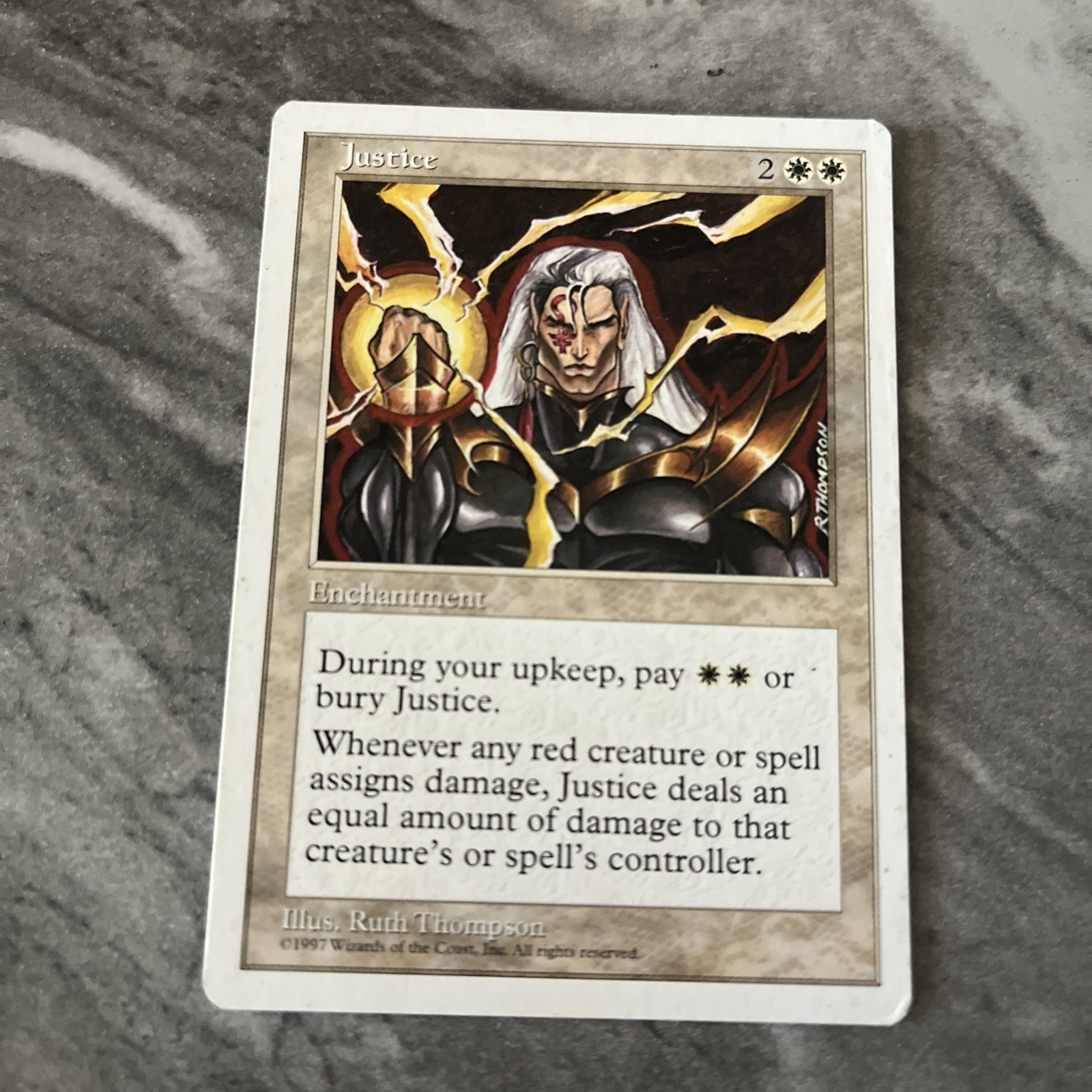 Justice MTG Core Set 5th Edition Regular