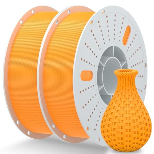  PETG 3D Printer Filament 1.75mm High Precision PETG-2KG Petg-1kg*2-2 Orange