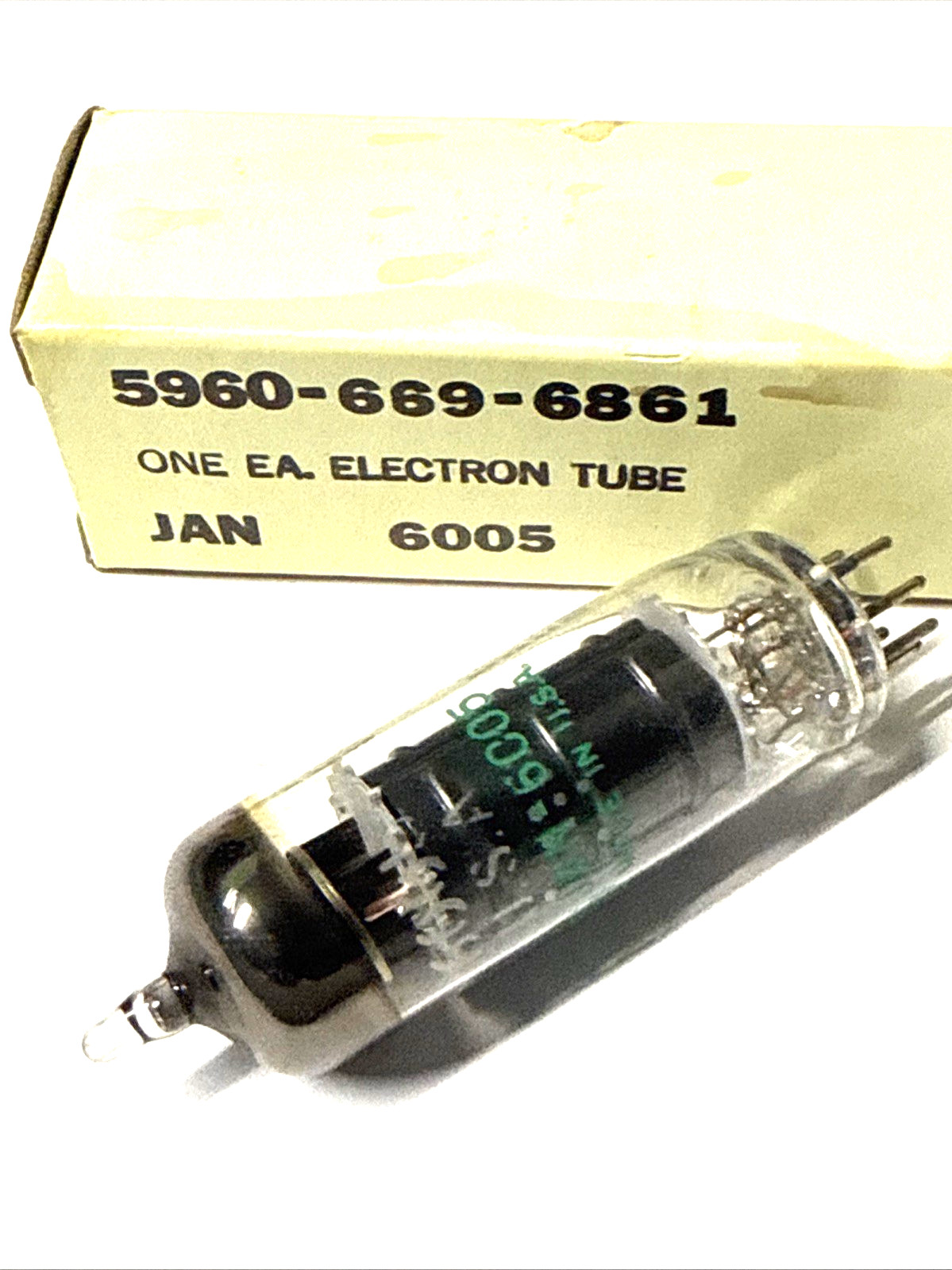 JAN 6005  Vacuum tube by G.E.  dated 7/1969