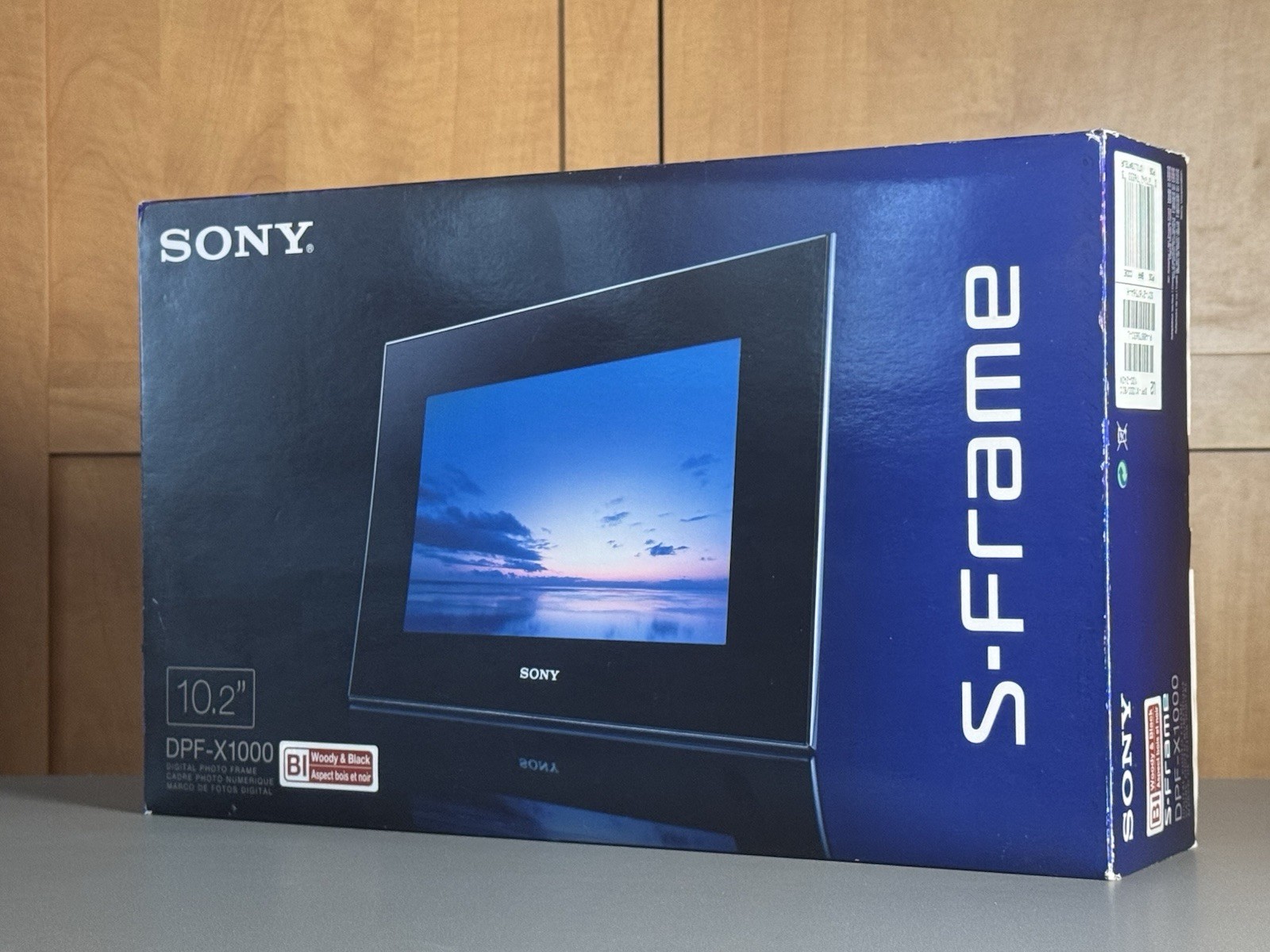 Sony S-Frame DPF-1000 Digital Photo Frame w/Remote Complete, Working