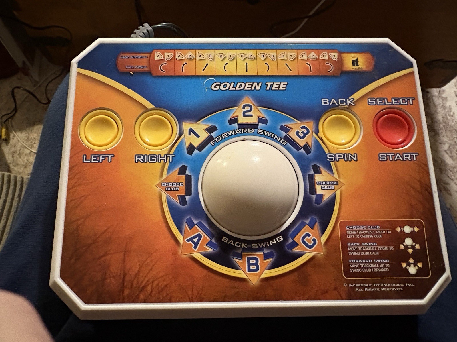 Golden Tee Golf Plug & Play Home TV Game Edition 2011 Jakks Pacific - Tested