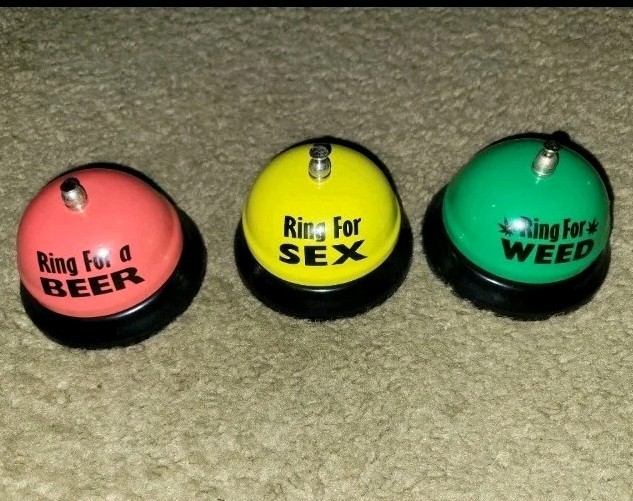 BEER WEED & SEX RINGERS BELLS CHIMES GREAT CONDITION RARE 