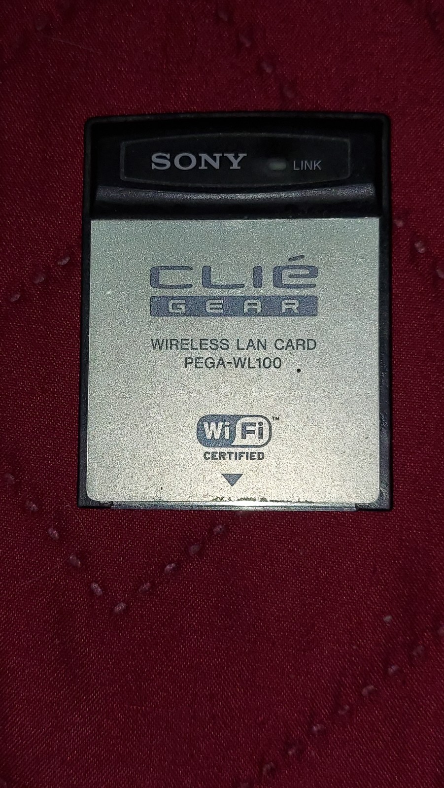 Vintage Sony Clie Wireless Wi-Fi LAN Card - (PEGA-WL100) - READ DESCRIPTION