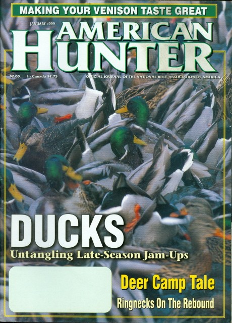 1999 American Hunter NRA Magazine: Ducks - Untangle Lake Season Jam Ups