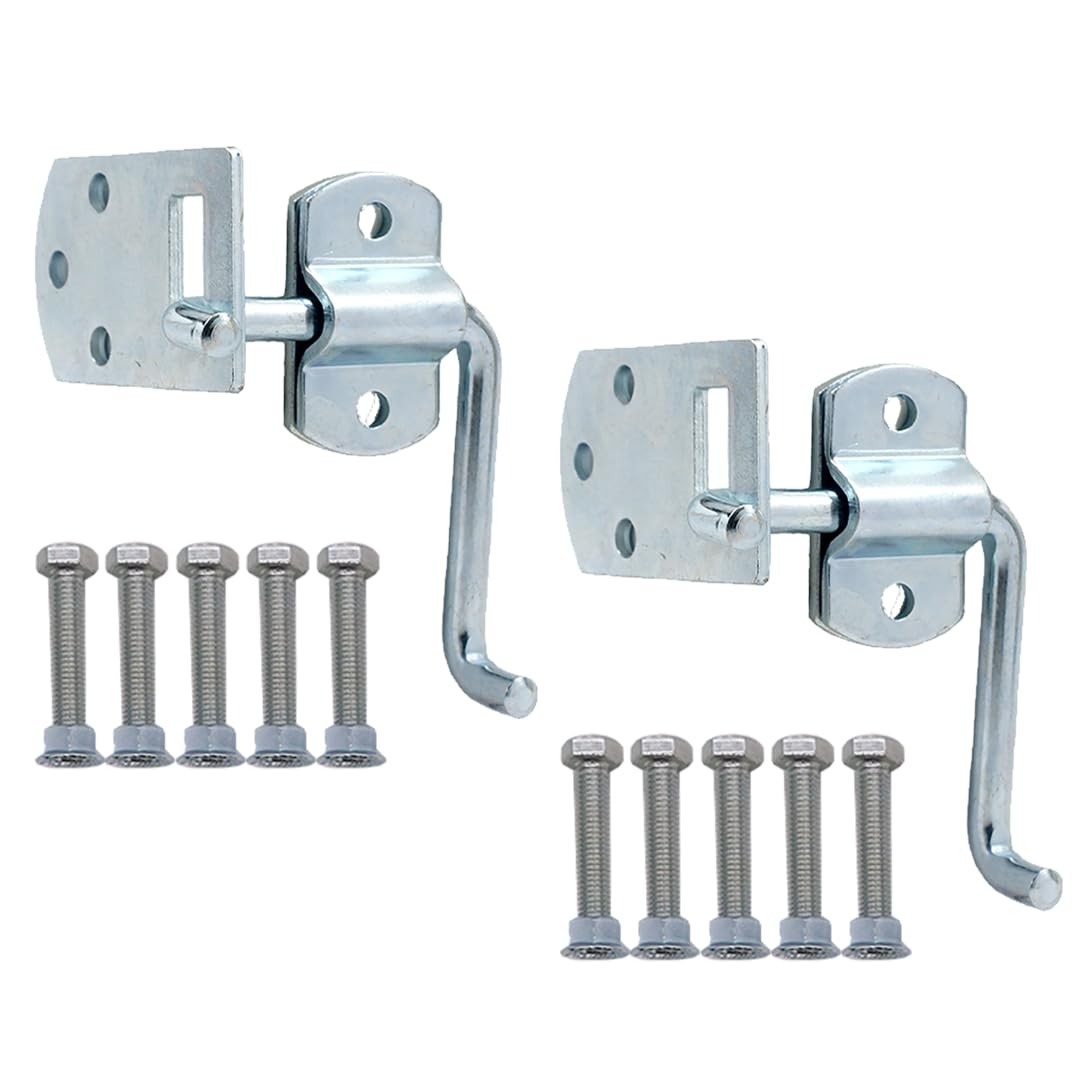 Truck Corner Gate Latch Sets w/Bolts & Screws - Truck Stake Bed Latches Brack...