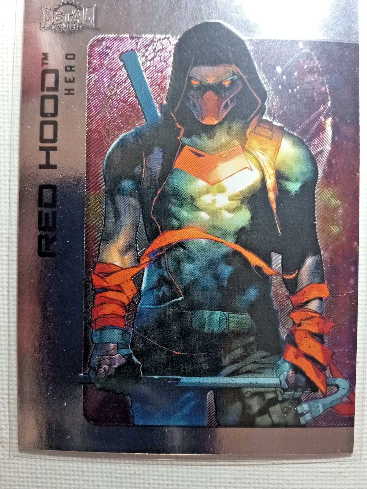 2025 SkyBox Metal Universe Batman #92 Red Hood