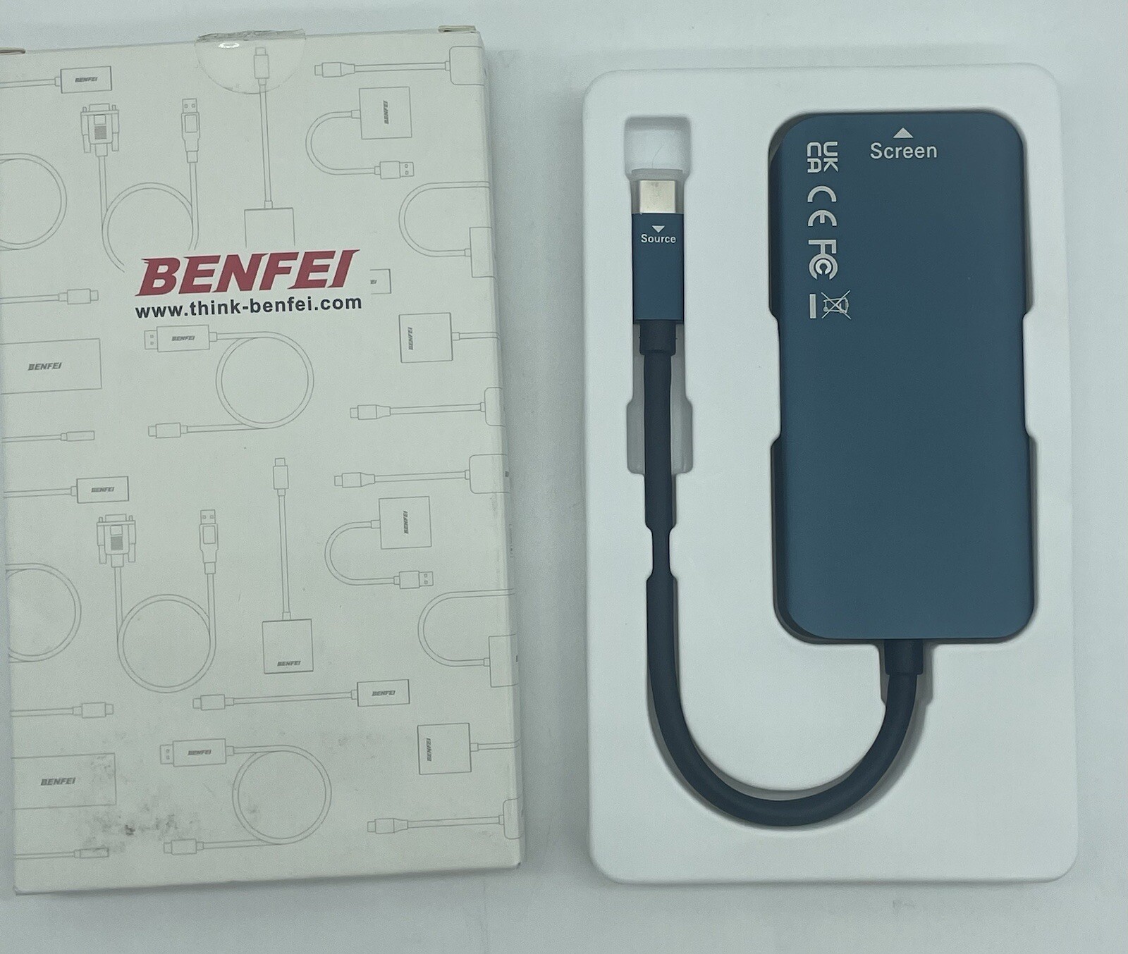 USB Type-C to HDMI+DisplayPort+VGA Adapter 4K Support Compatible Laptops TV’s