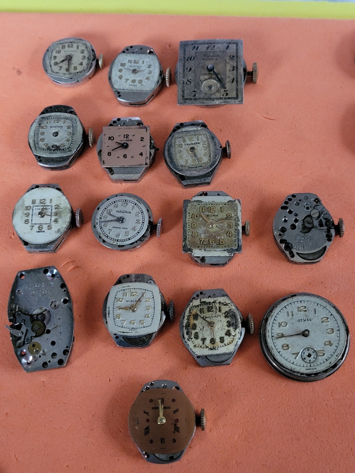 VINTAGE mechanical watches x 15, lady's, mixed brands, AS IS