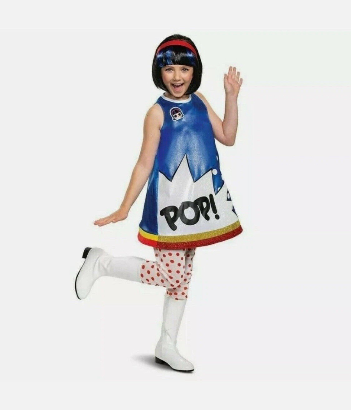 Kids' Deluxe L.O.L. Surprise! Pop Art Halloween Costume Dress M (7-8)