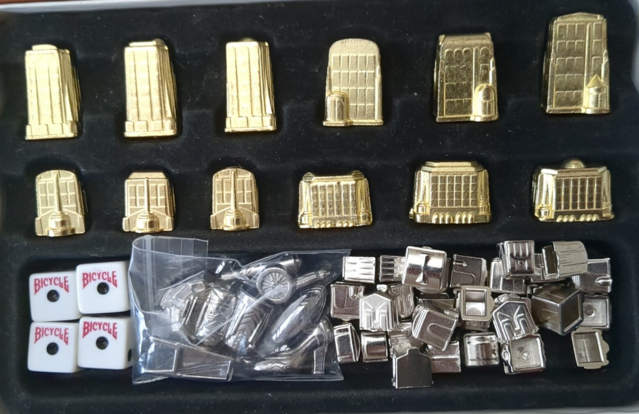 Vintage Monopoly Houses Hotels Playing Pieces and Dice Replacement Pieces