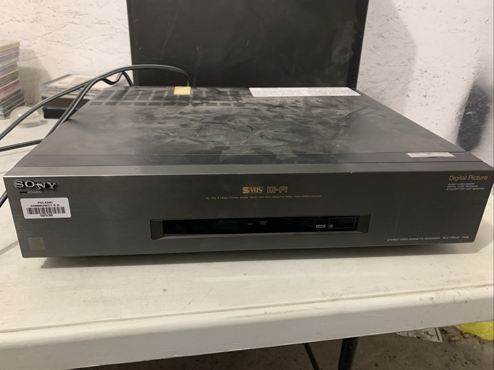 Sony SVHS Hi-Fi Stereo Cassette Recorder System SLV-R5UC