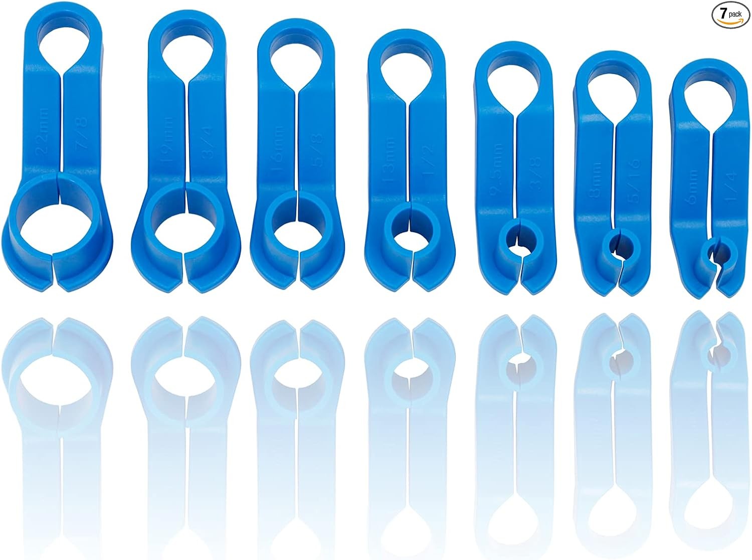 7PCS AC Fuel Line Disconnect Tool Set for Most Vehicles, Includes 1/4 5/16 3/8 1