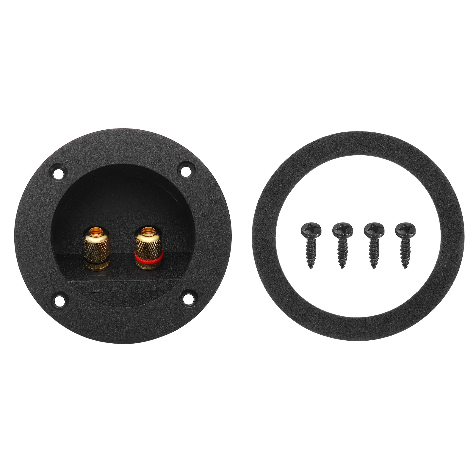 2.4 Inch Round Speaker Box Terminal Cup, 2-Way Subwoofer Plug Connectors