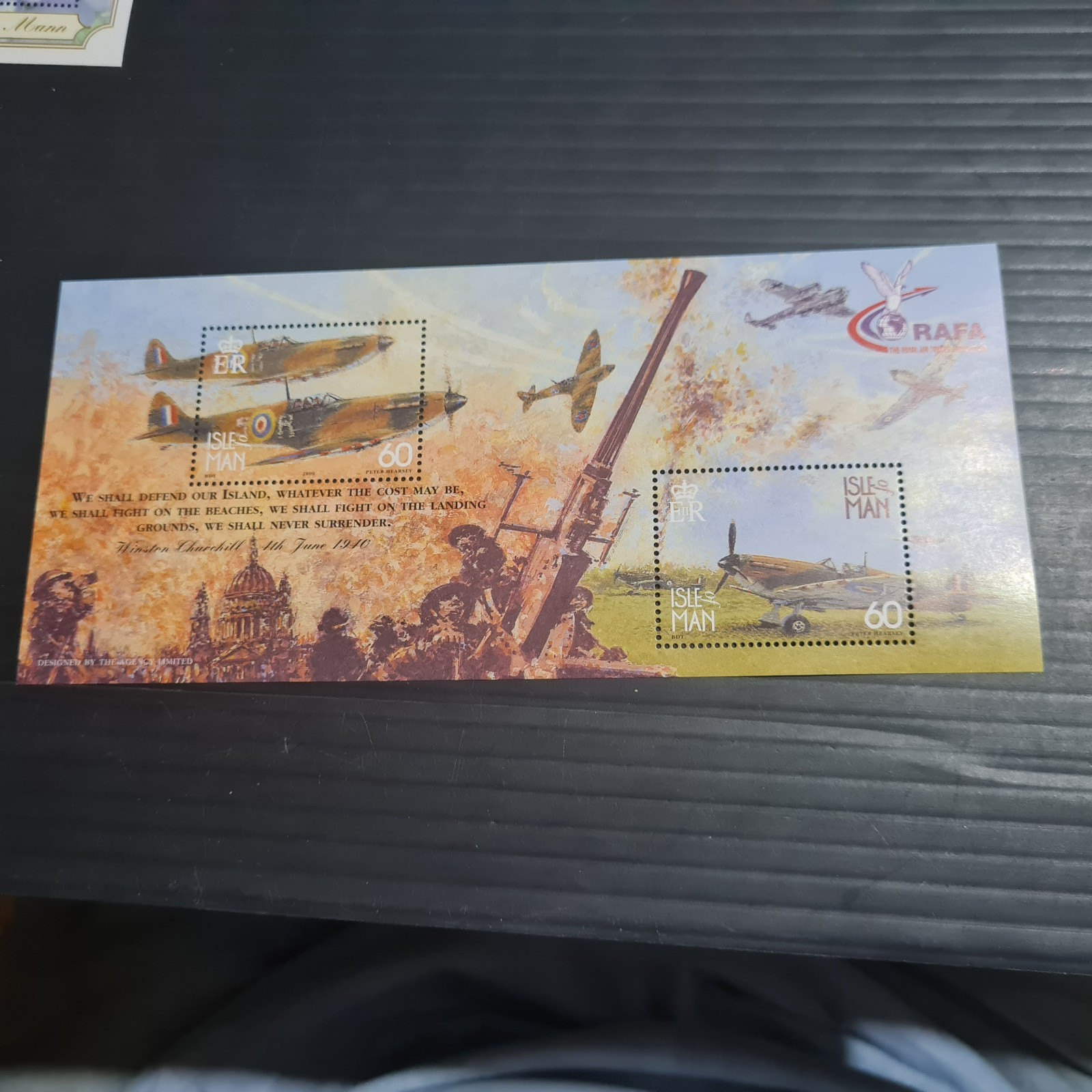 ISLE OF MAN 2000 SG MS893 MAN AT WAR MNH