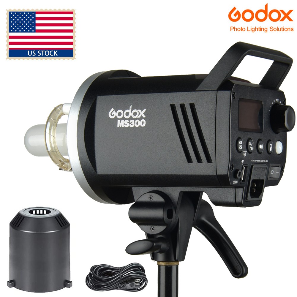 GODOX MS300 300W 2.4G Wireless X System Studio Flash Strobe with Bowens Mount