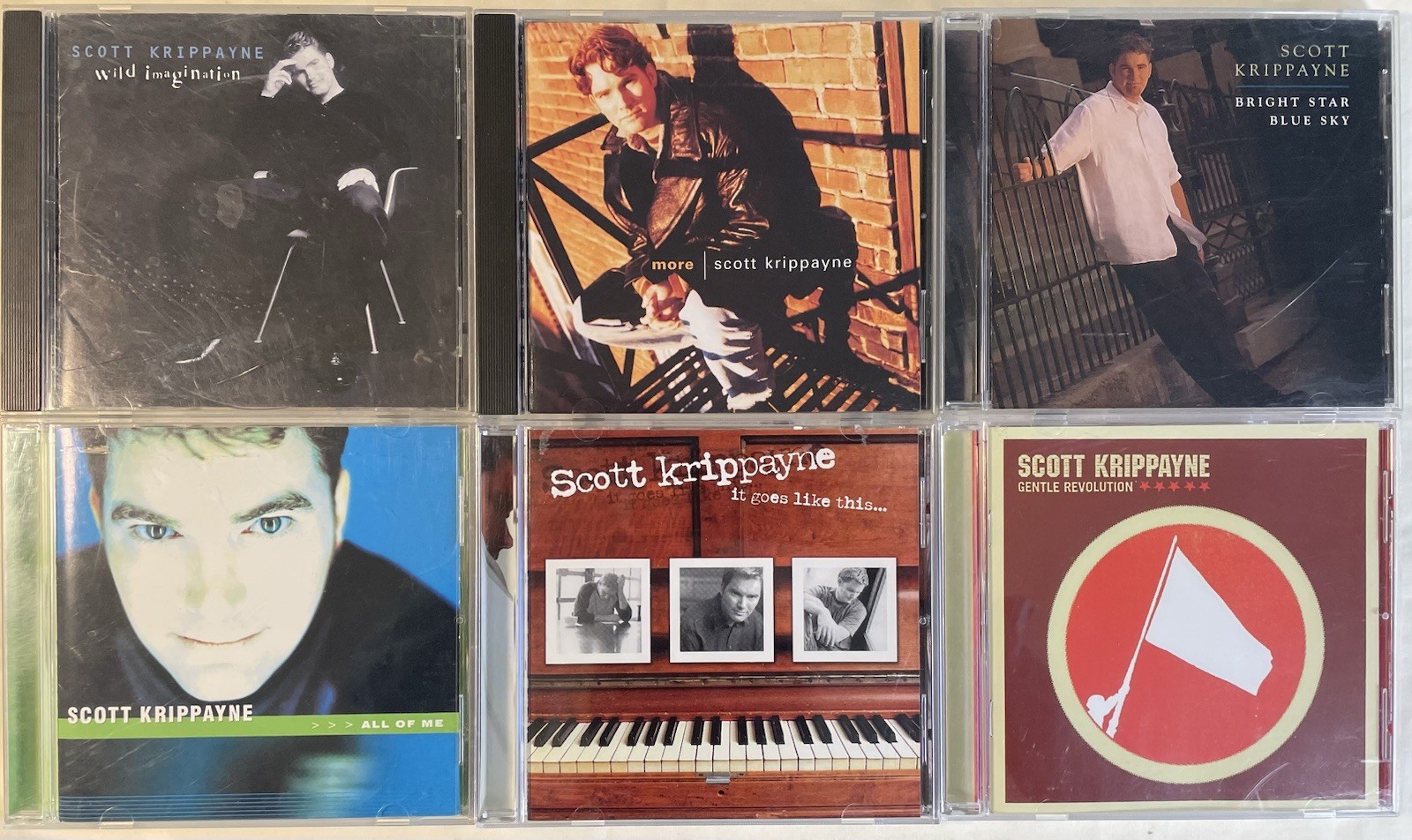 Scott Krippayne CD Lot Wild Imagination, More, Bright Star Christian Album