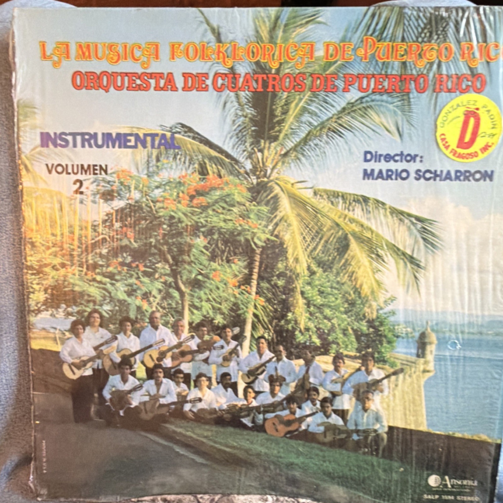 Ansonia La Música Folklórica Vol. 2 Orquesta de Cuatros Latin LP SALP 1594 Ster…