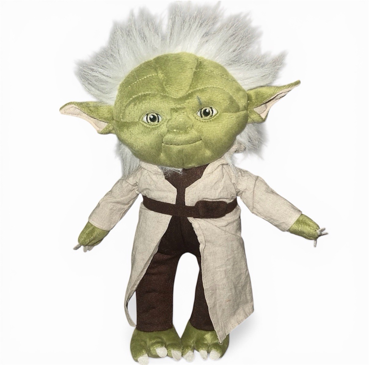  2016 Ruz Star Wars Yoda Jedi Master 12" Plush Stuffed Toy with zipper pouch