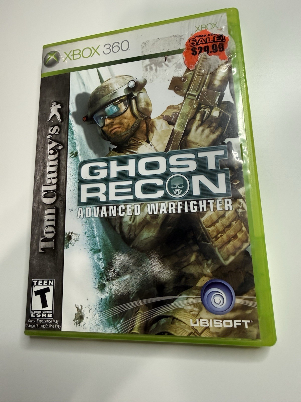 Tom Clancy's Ghost Recon Advanced Warfighter for Xbox 360. CIB Tested Working