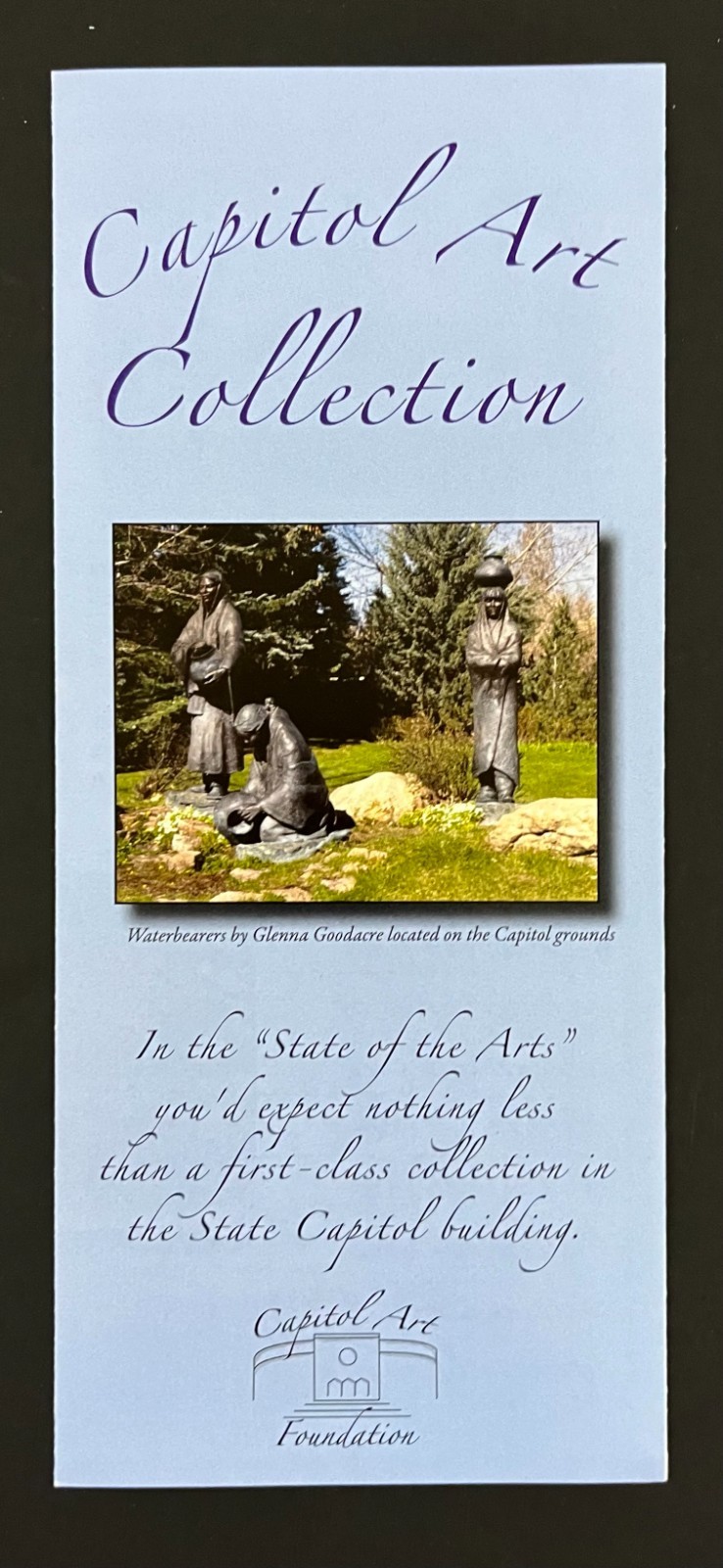 2000s Santa Fe NM Capitol Art Collection Foundation Vintage Travel Brochure